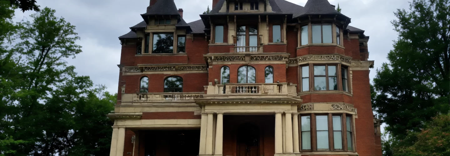 early 20th century château style house in Palmer W